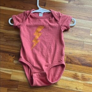 Lightning Bolt Kids One Piece - Pink